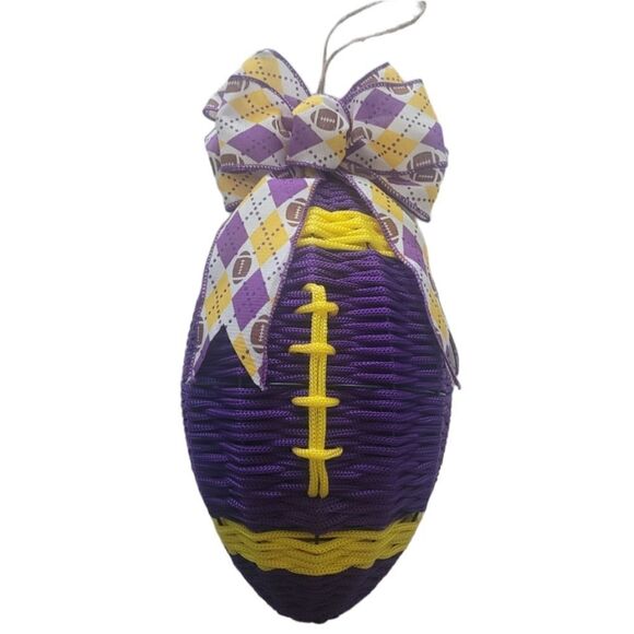 LSU Football door hanger / Wreath - Picture 1 of 1